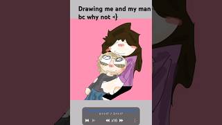 [jordan post] Heh- drawing me and my man bc I’m bored #myman #iminyourwallsbbg