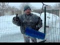 Лопата отвал на колёсах для уборки снега - Шустрик 3