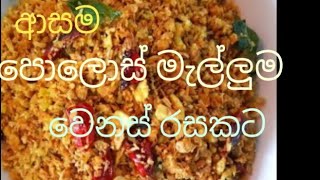 පොලොස් මැල්ලුම වෙනස් රසකට හදමු | baby jackfruit recipe sinhala jackfruitcurry