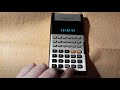 Undocumented functions in the Casio fx-39 calculator