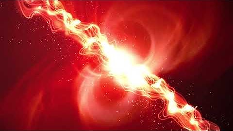 Abstract Motion Background, Shining Lights, Energy Waves and Sparkling Fireworks Style Particles