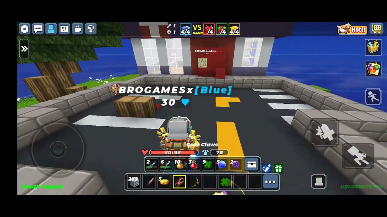 لعبة Blockman Go Map Bed War/محترف الالعاب bro games🎉💫#bedwars # ...