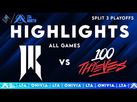 SR vs 100T Highlights ALL GAMES | LTA North 2025 | Shopify Rebellion vs 100 Thieves by Onivia