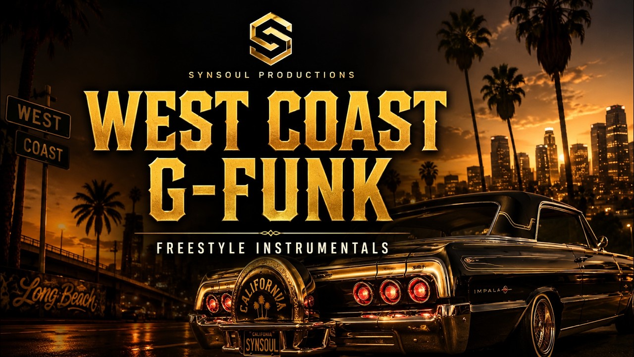 West Coast G-Funk Freestyle Instrumentals Vol. 1 | Smooth 90s Rap