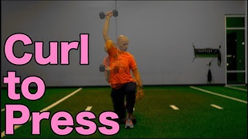 Half Kneeling Curl to Overhead Press