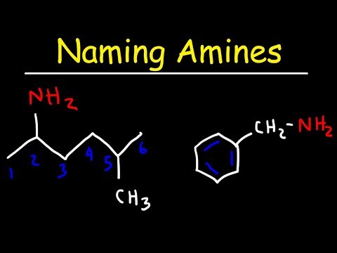 וִידֵאוֹ: מהי הסיומת Iupac המשמשת בעת מתן שם לאמין?