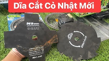 Dĩa cắt cỏ 4 Cánh- 8 Răng Nhật Mới & Dĩa Hợp Kim 230-250 & Chắn cỏ to @cuongsuamay5423