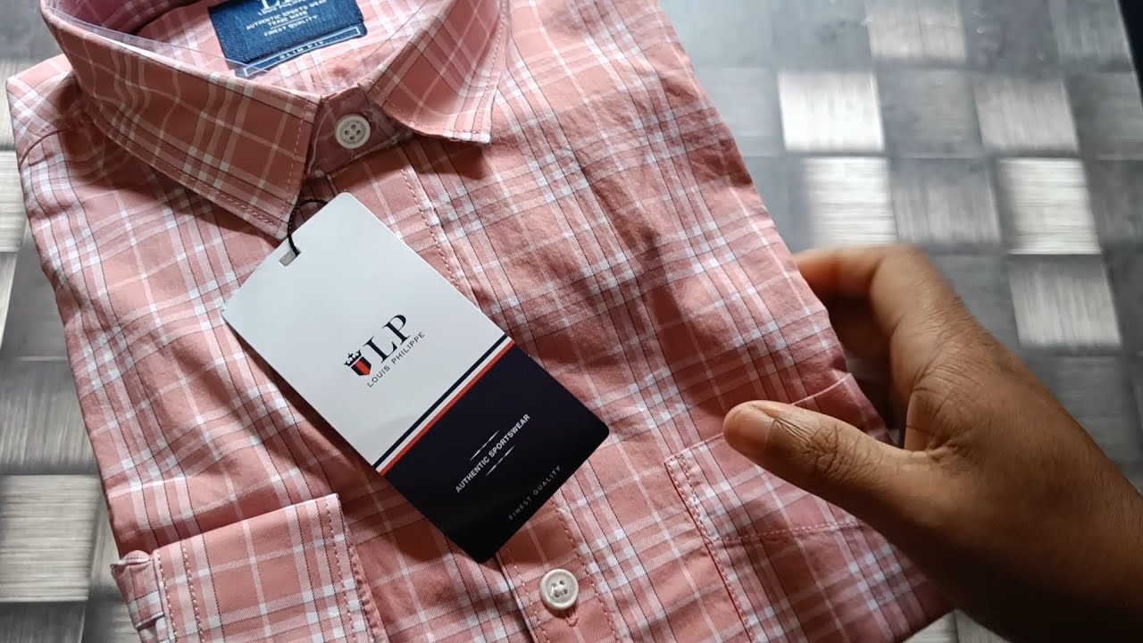 Louis Philippe, Checked Slim Fit Shirt, Unboxing & Review