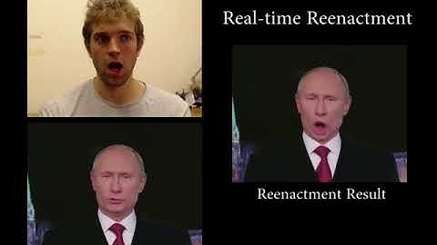 propaganda tool  SCARY Face2Face Real time Face Capture and Reenactment of RGB Videos CVPR 2016 Oral