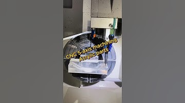 CNC 5-axis machining Acrylic parts #cncmachiningparts #cncmachining #cncmillingparts #5axiscnc