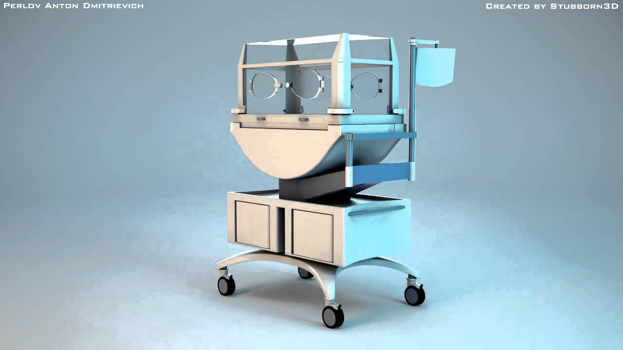Weyer Infant Incubator 3d model YouTube