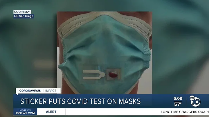 Sticker puts simple COVID-19 test on masks