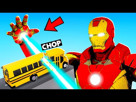 CHOP DESTROYING IRON MAN HOUSE IN TEARDOWN
