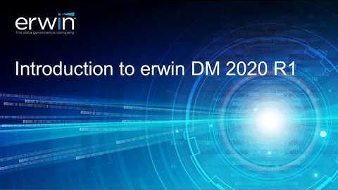 Intro to erwin DM 2020 R1