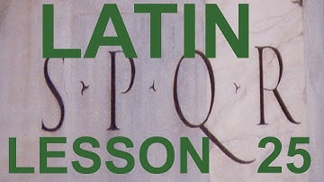 25 Do you want to learn Classical Latin? (Adler pg 19 )