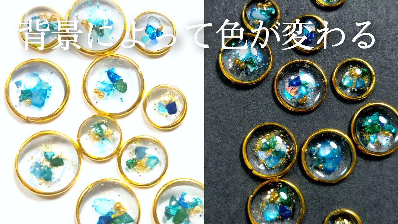 Resin] Super clear and cute parts you can use for nails, too—so