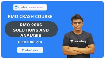 L13: RMO 2006 Solutions and Analysis | RMO Crash Course 2019 | Prashant Jain