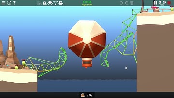 Poly Bridge 2 | 4-13 Diagonal Drawbridge