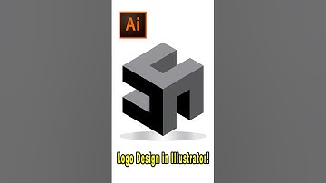 3D Modern Logo Design in Illustrator!