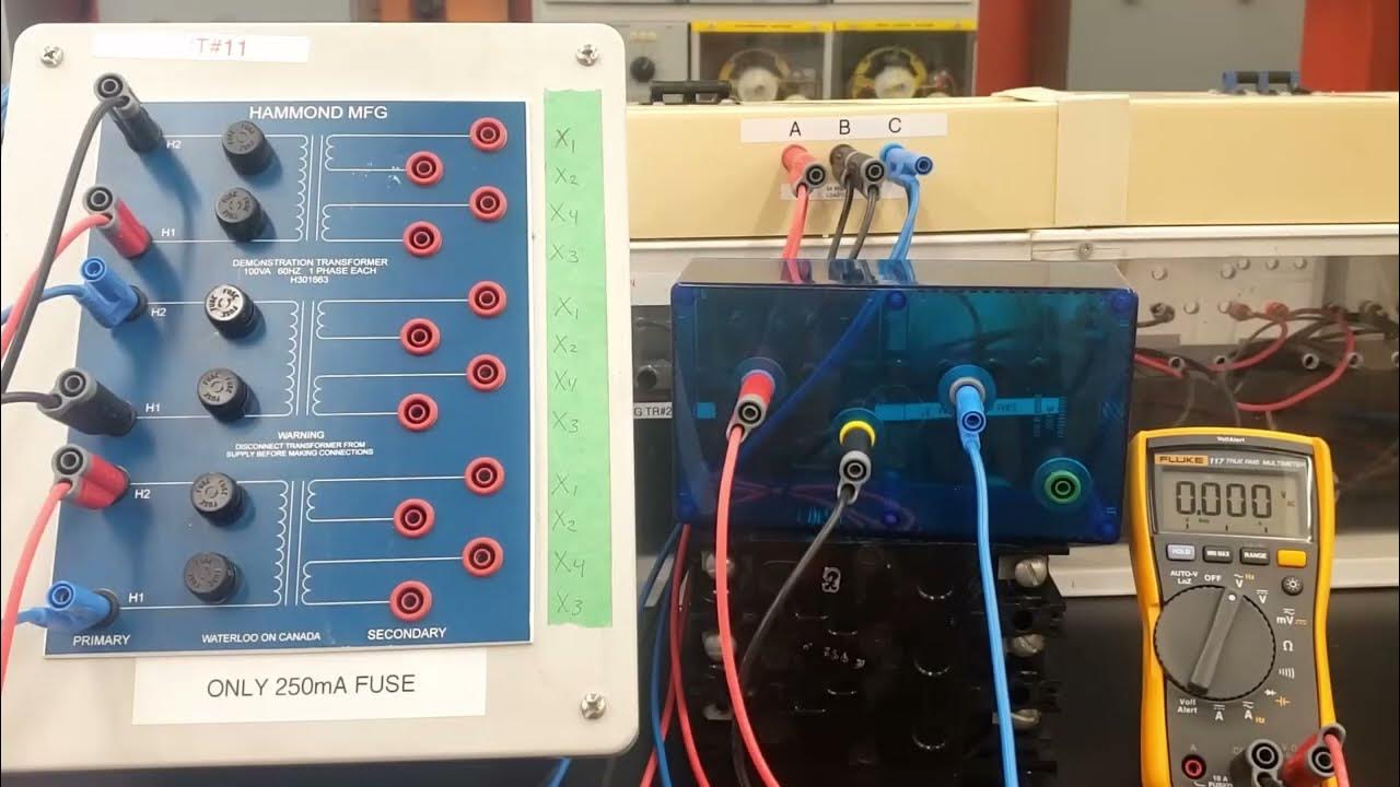 Delta to Wye Transformer Project Wiring - YouTube