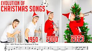 Evolution of Christmas Music (17192023) BUT.. with Sheet Music / Notes!