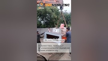 loading  of  cnc  router machine ...machine dispached to Kolhapur..happy customer