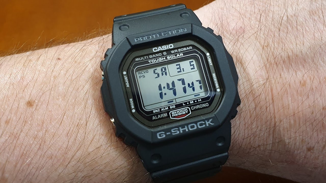 G-SHOCK GW-5000HR-1JF ブラック×レッド