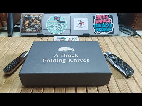 ???????? British custom folding knife maker. A.BROCK please go and check his work. ????????