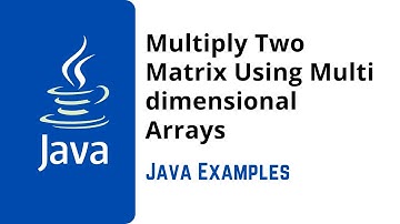 14. Java program to Multiply Two Matrix Using Multi dimensional Arrays