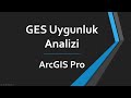 Solar Power Plant Suitability Analysis / Güneş Enerjisi Santrali Uygunluk Analizi