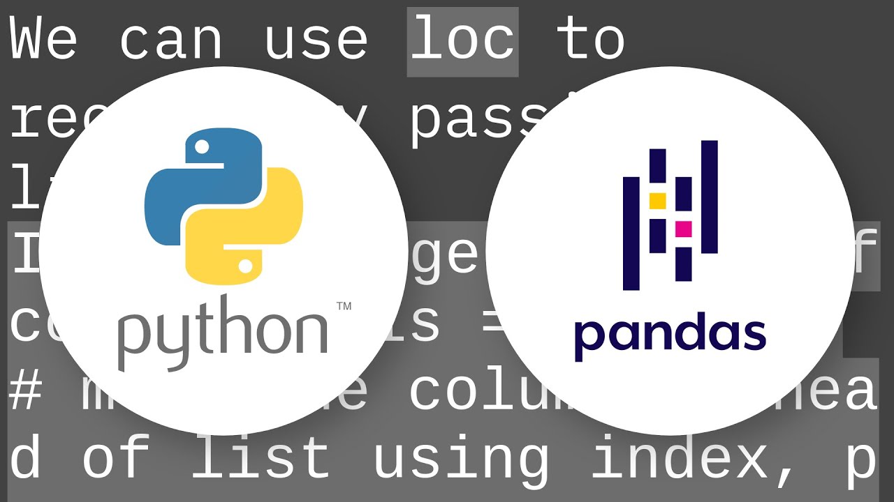 Move column by name to front of table in pandas - YouTube