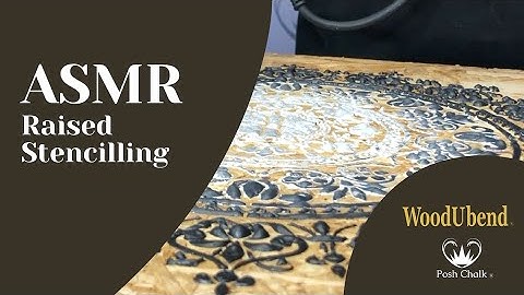 ASMR Raised Stencilling
