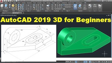 AutoCAD 2019 3D Tutorial for Beginners