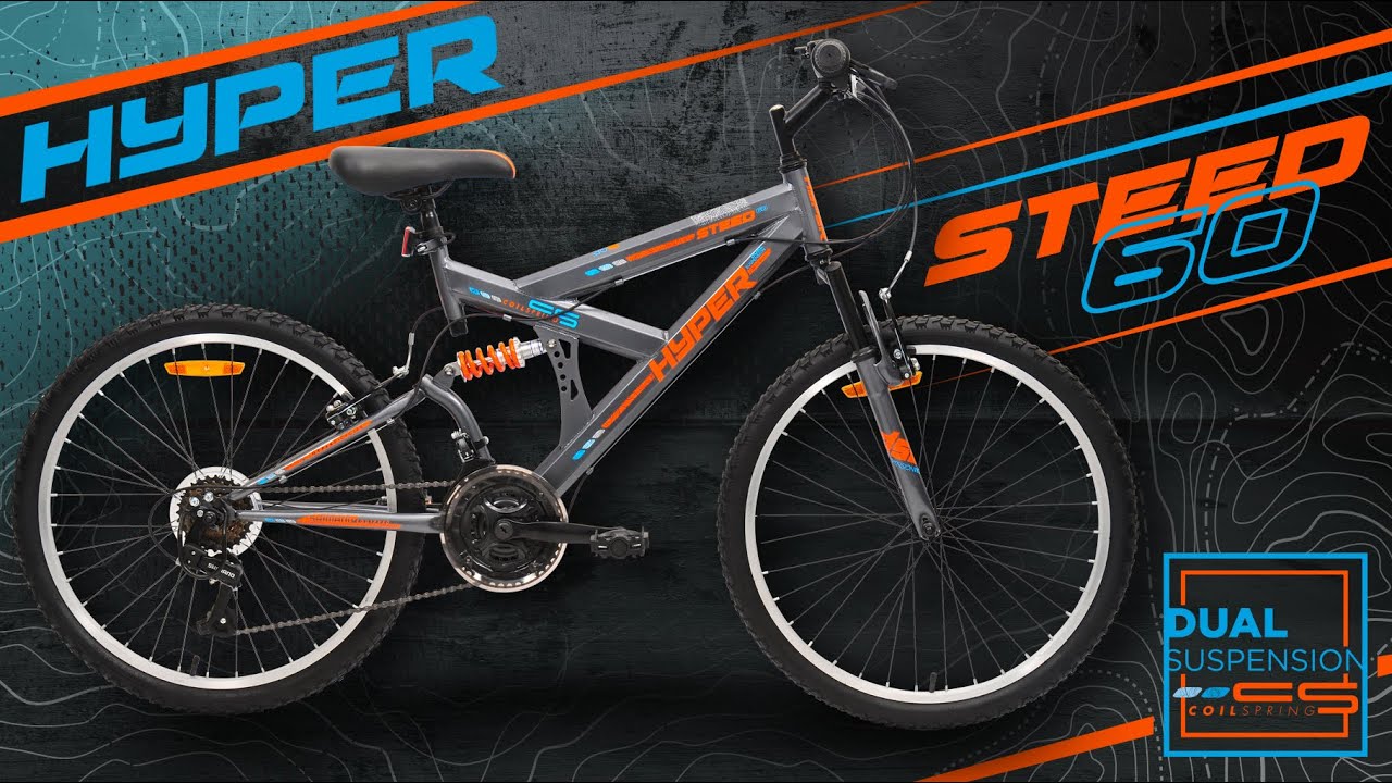 Hyper Steed 60cm Dual Suspension MTB 