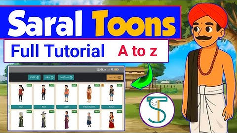 Saral Toons Full Tutorial 🔥 | New Cartoon Making App 😍 | Animation Cartoon Video Kaise Banaye