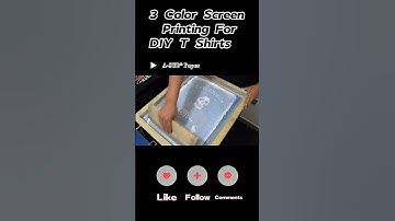 3 Color Screen Printing | Silk Screen Printing | Tutorial | DIY Silk Screen Printing | A-SUB® Paper