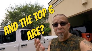 Top 6 Jeep Gladiator Mods According to Amazon