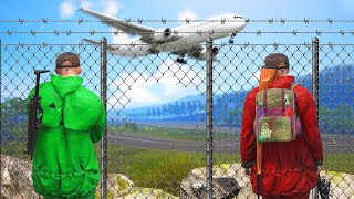 Breaking Into A GUARDED Airport! (Scum) screenshot 4