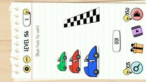 Brain Test Level 156 || Blue Has To Win!