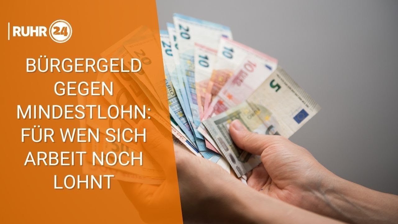 Bürgergeld gegen Mindestlohn Für wen sich Arbeit noch lohnt YouTube