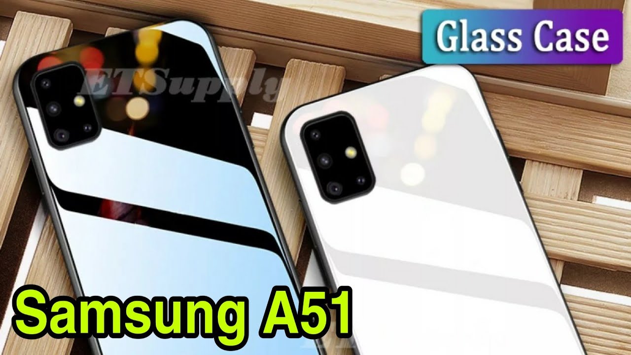 Glass Case for Samsung Galaxy A51 Cover Full Protection Tempered