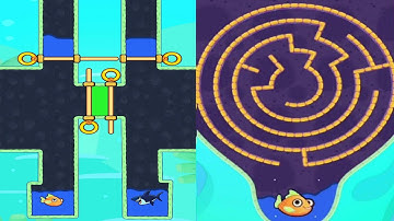 Save The Fish Pull The Pin Game | Rescue Fish |  Fishdom Ads Mini Fish | Level 203-205 | #14