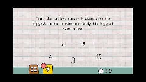 Logic Master 1 - Mind Twist Level 84 Solution | Touch the smallest number in shape then the biggest