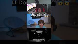 Sluggish Reacts To CRAZY DrDonut Stream 🥀🥀 #donutsmp #minecraft #drdonut #drdonutsmp #shorts