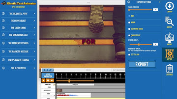 Exporting From Kinetic Text Animator