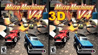 Micro Machines V4 3D video SBS for 3D TV and other