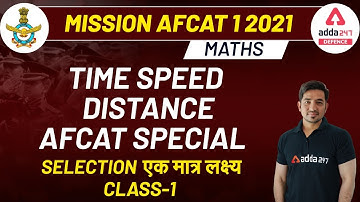 TIME SPEED DISTANCE CLASS-1 SELECTION  एक मात्र लक्ष्य  अब होगी तैयारी CDS के LEVEL पर