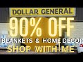 90% Off Blanket Shopping At Dollar General