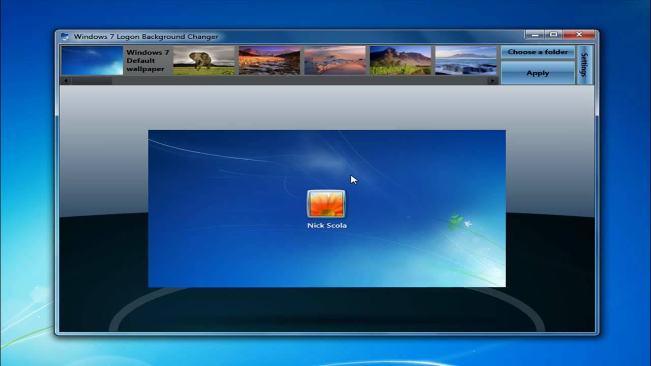 Windows 7 change. Windows 7 logon background changer. windows 7 logon. blue login windows 7 log. log on.