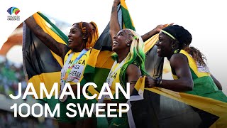 Shelly-Ann Fraser-Pryce Leads Jamaican 100M Sweep World Athletics Championships Oregon 22